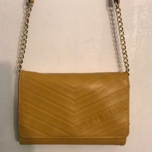 Yellow Steve Madden cross body bag